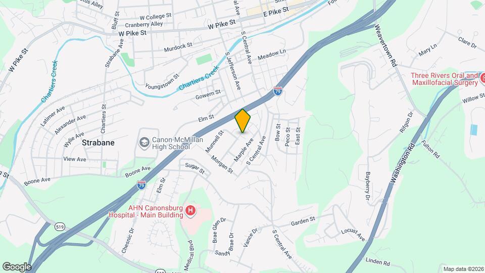 203 Summit Ave Map and Location Details