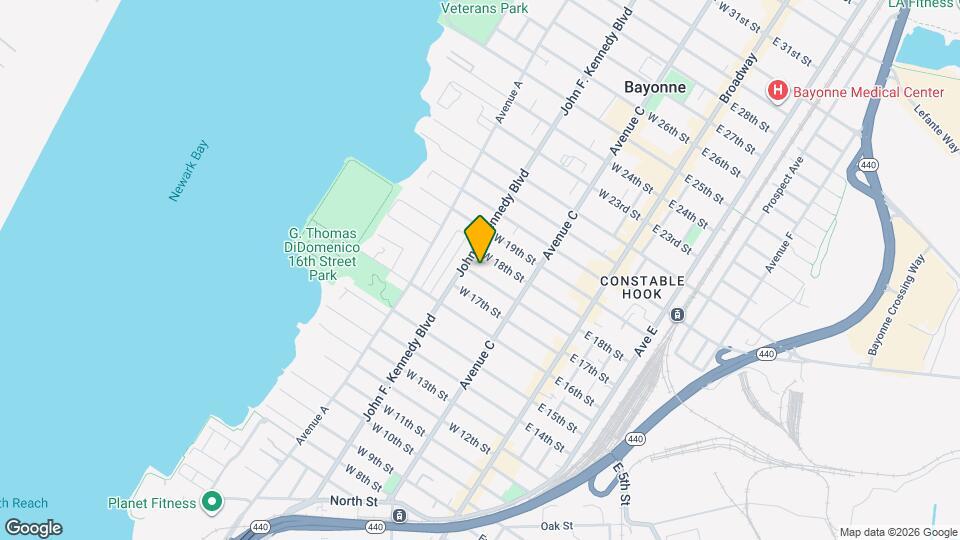 95 Andrew St Map and Location Details