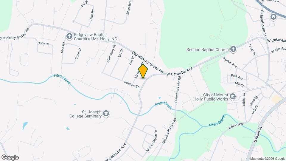 1020 W Catawba Ave Map and Location Details