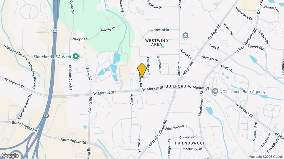 110 Friendway Rd Map and Location Details