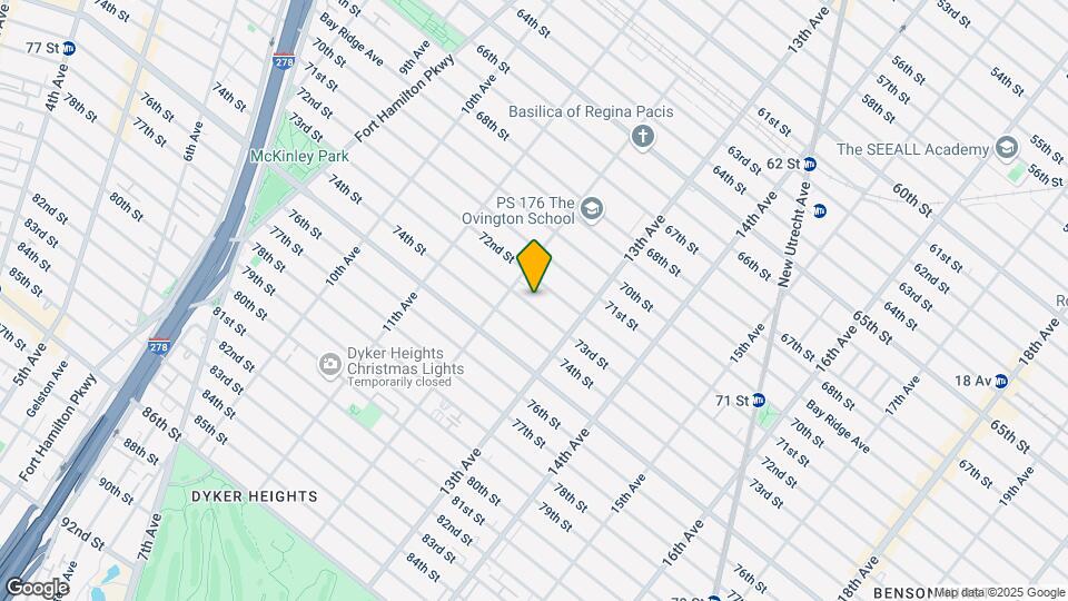 1227 73rd St Mapa y Detalles de la Ubicación