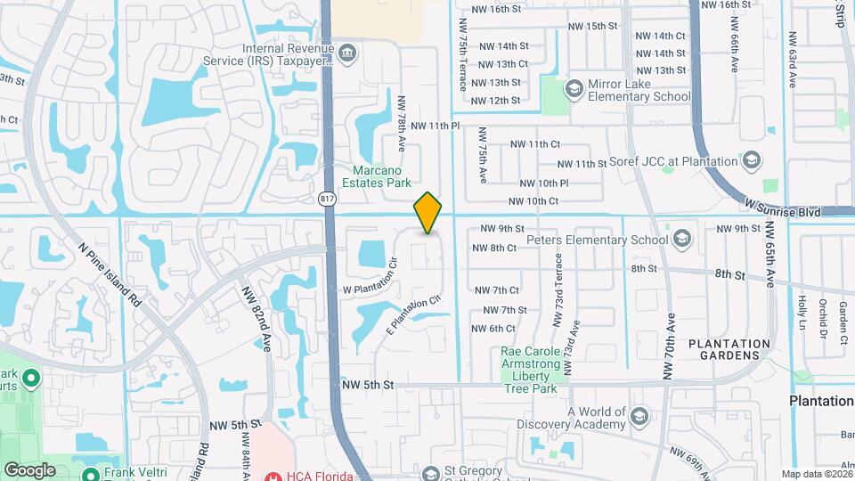 820 NW 76th Terrace, Unit 3214 Map and Location Details