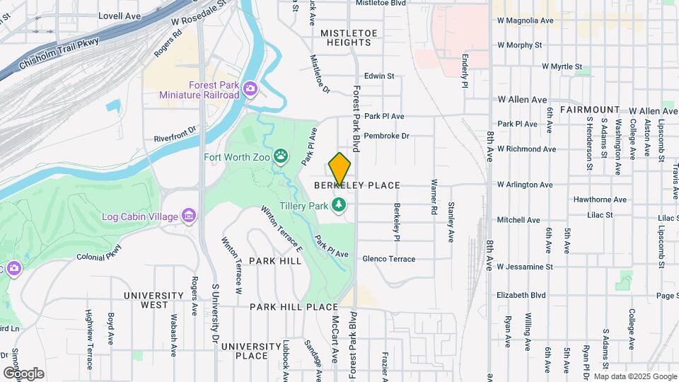 2107 Rockridge Terrace Map and Location Details