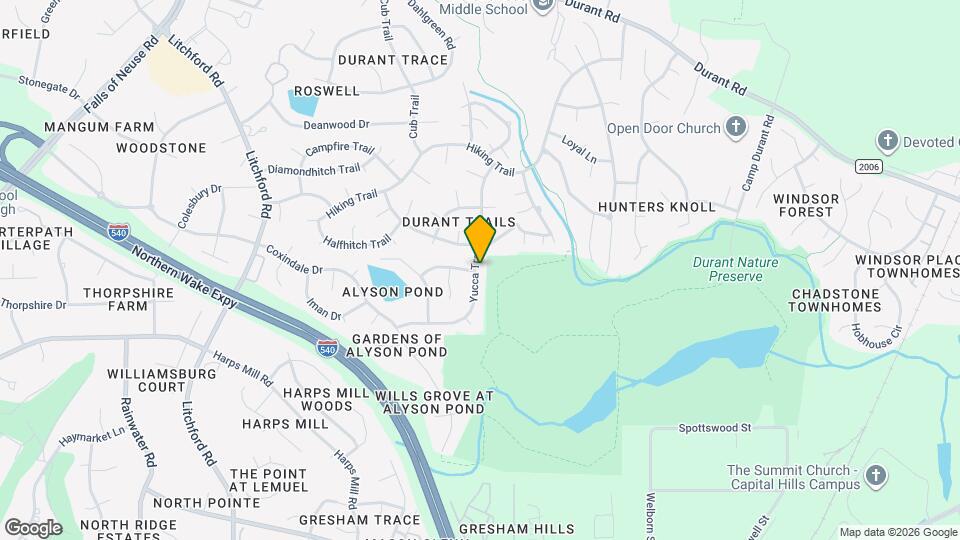 8528 Yucca Trail Mapa y Detalles de la Ubicación