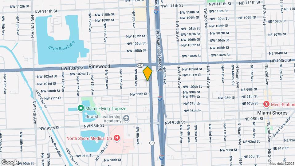 10022 NW 7th Ave Map and Location Details