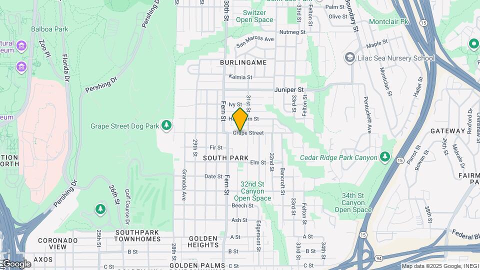 3067 Grape Street Map and Location Details