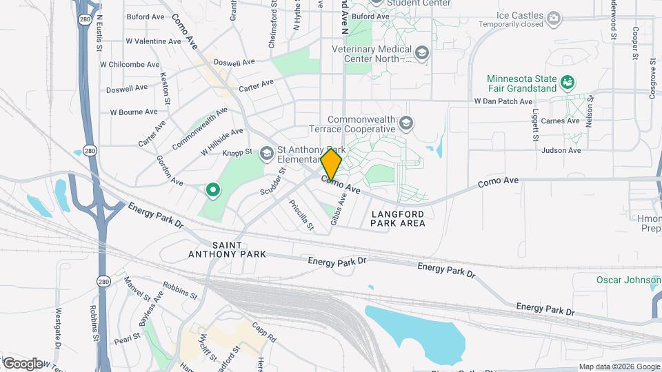 2076 Como Avenue Mapa y Detalles de la Ubicación