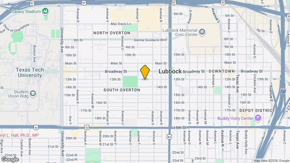 1913 13th St Map and Location Details