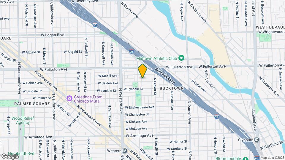 2246 W Belden Ave Mapa y Detalles de la Ubicación