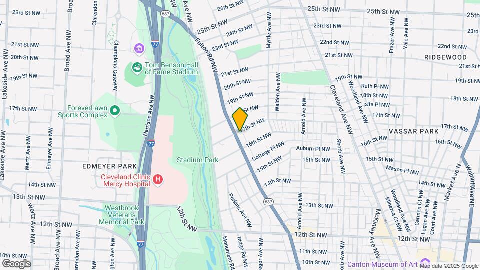 1630 Fulton Dr NW Mapa y Detalles de la Ubicación