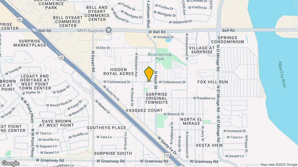 12740 W Amy Dr Map and Location Details