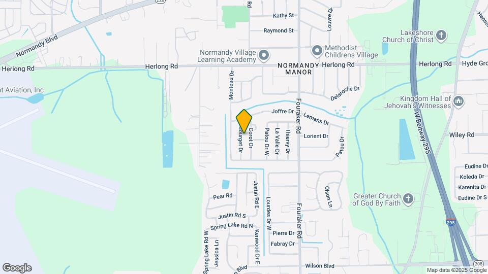 2145 Bourget Dr Map and Location Details
