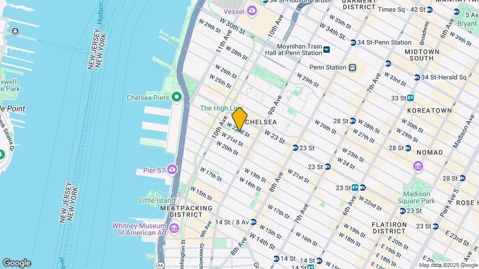 440 W 22nd St Map and Location Details