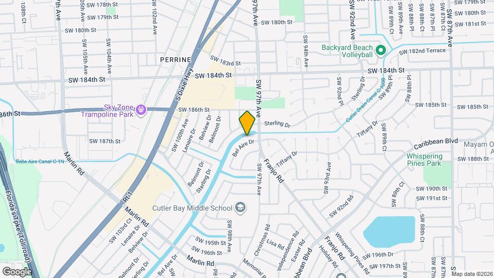 9731 Bel Aire Dr Map and Location Details