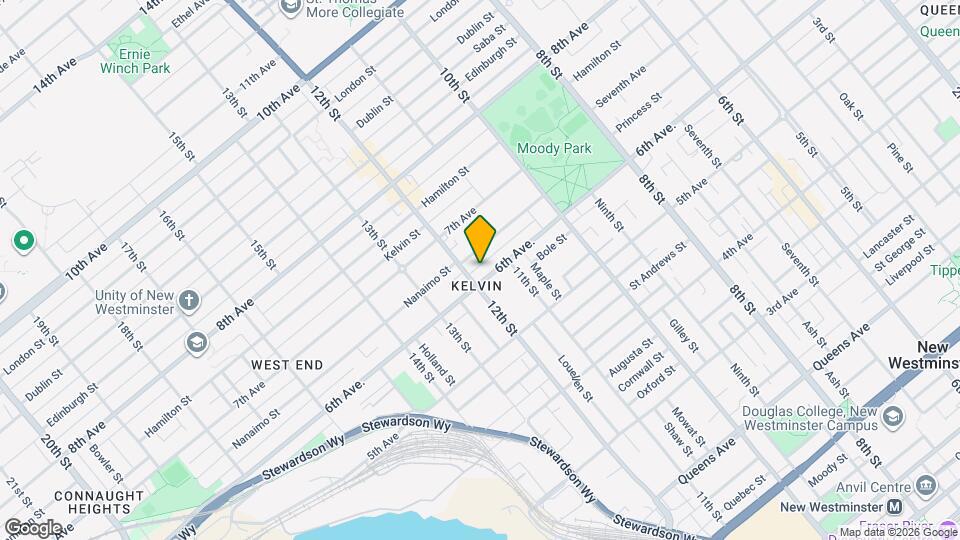 1113-1117 6th Ave Map and Location Details