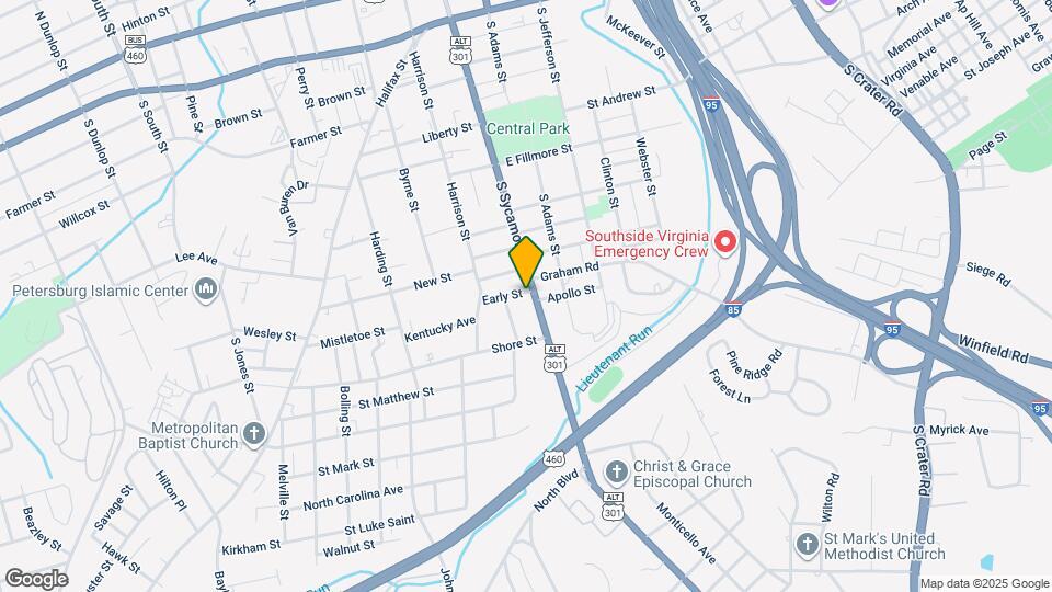 634 S Sycamore St Mapa y Detalles de la Ubicación