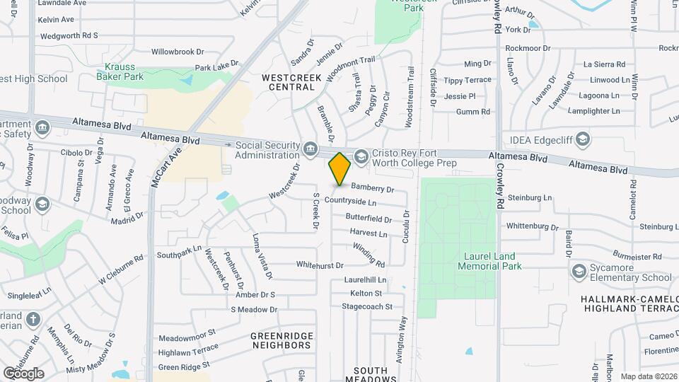 6621 Brookhaven Trail Mapa y Detalles de la Ubicación