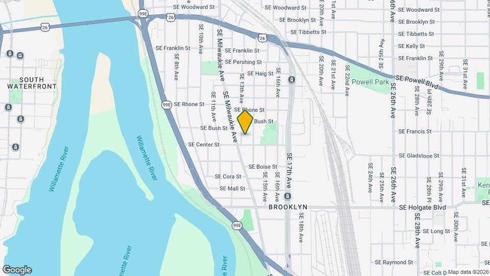 3914 SE 13th Ave Map and Location Details