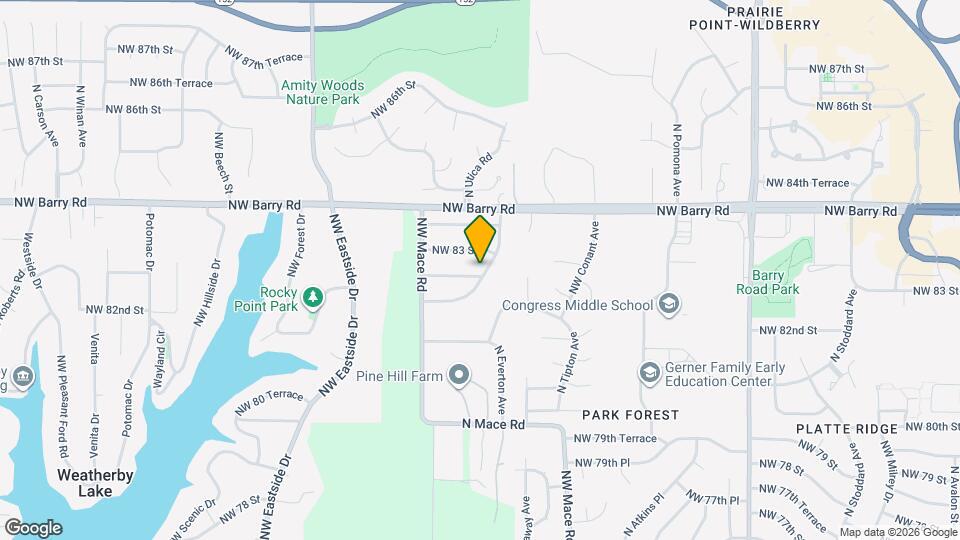 8208 N Everton Ave Map and Location Details