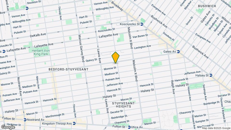 204 Stuyvesant Ave Map and Location Details