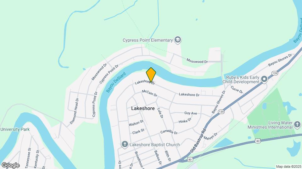 616 Lakeshore Dr Map and Location Details