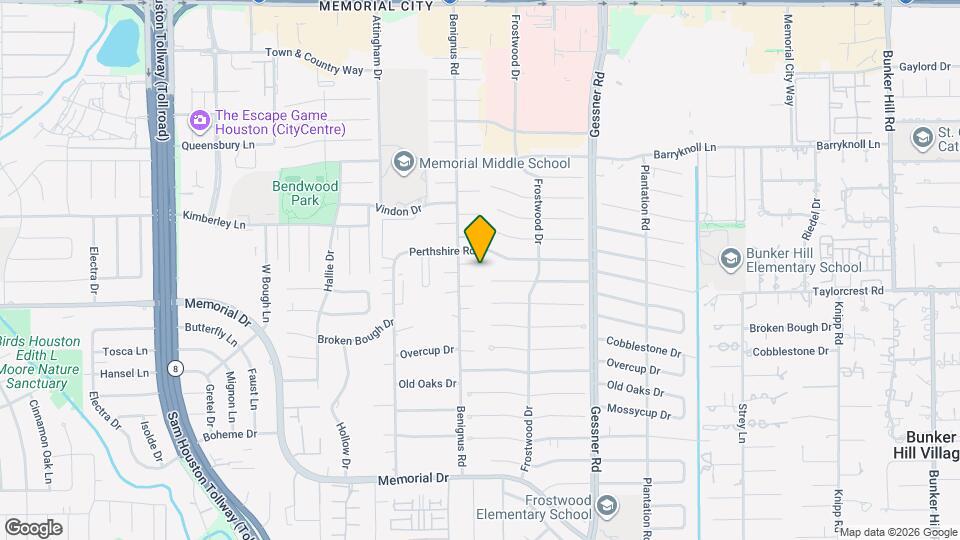 12427 Pebblebrook Dr Map and Location Details
