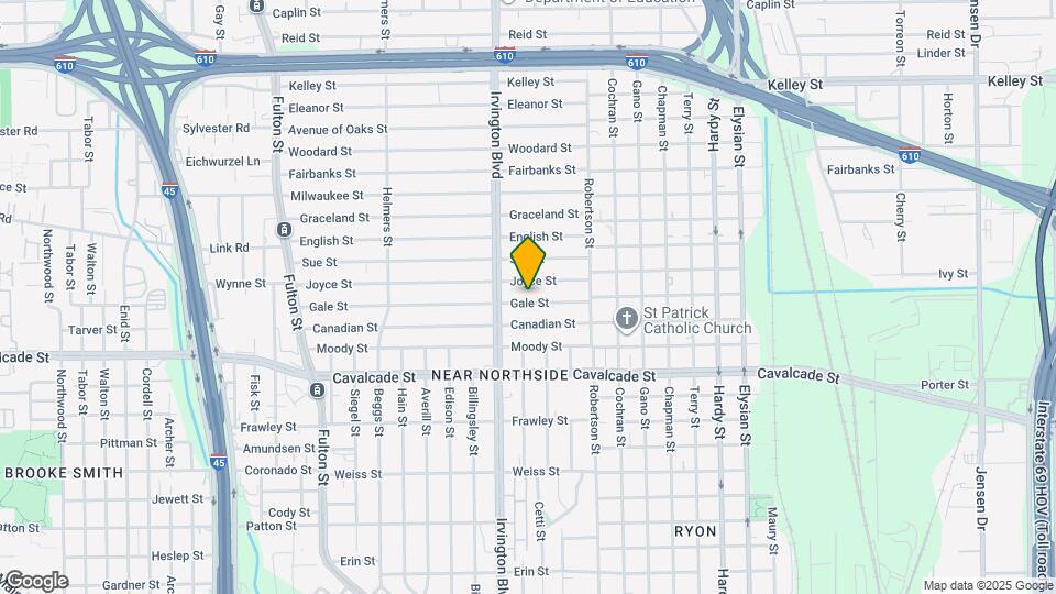 813 Gale St Map and Location Details