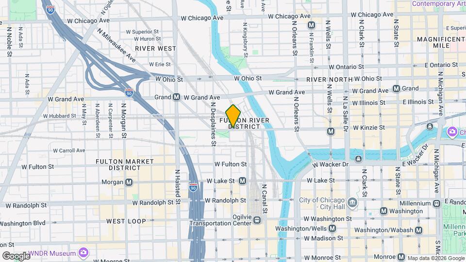 589 W Kinzie St Map and Location Details