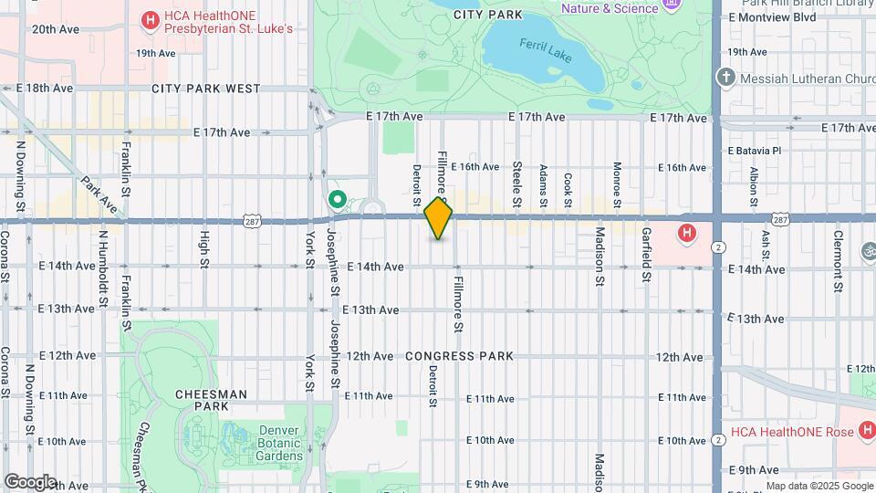1440 Detroit St Map and Location Details
