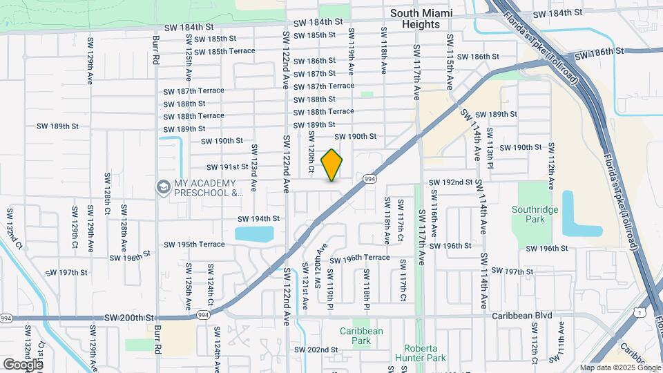 11951 SW 192nd Terrace Map and Location Details