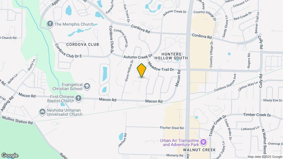 968 Boones Hollow Dr Map and Location Details