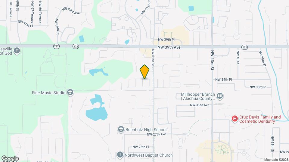 3409 NW 52nd Terrace Map and Location Details