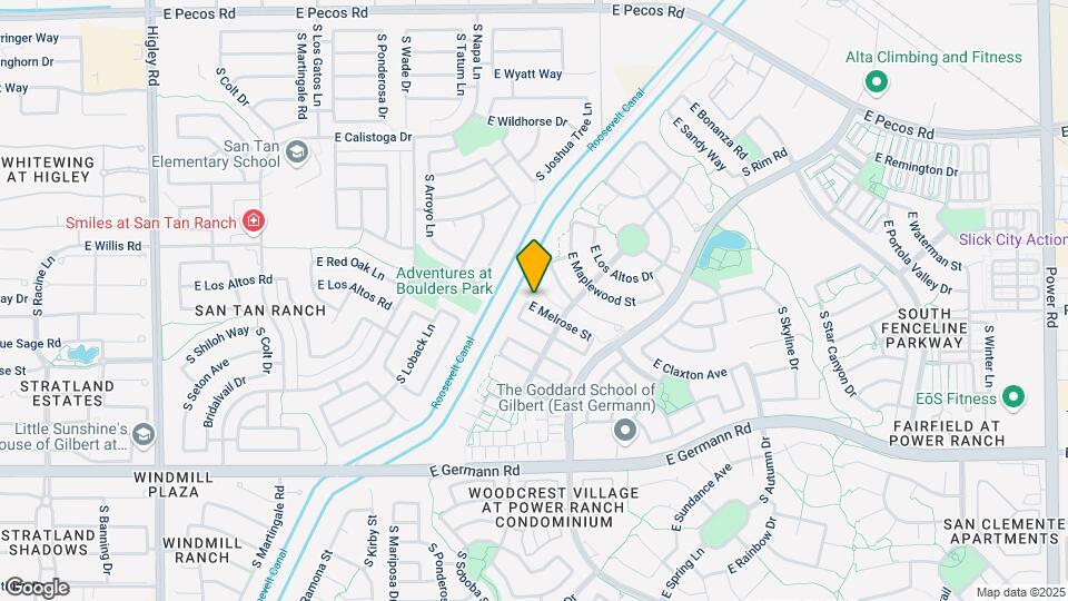 3868 E Melrose St Map and Location Details