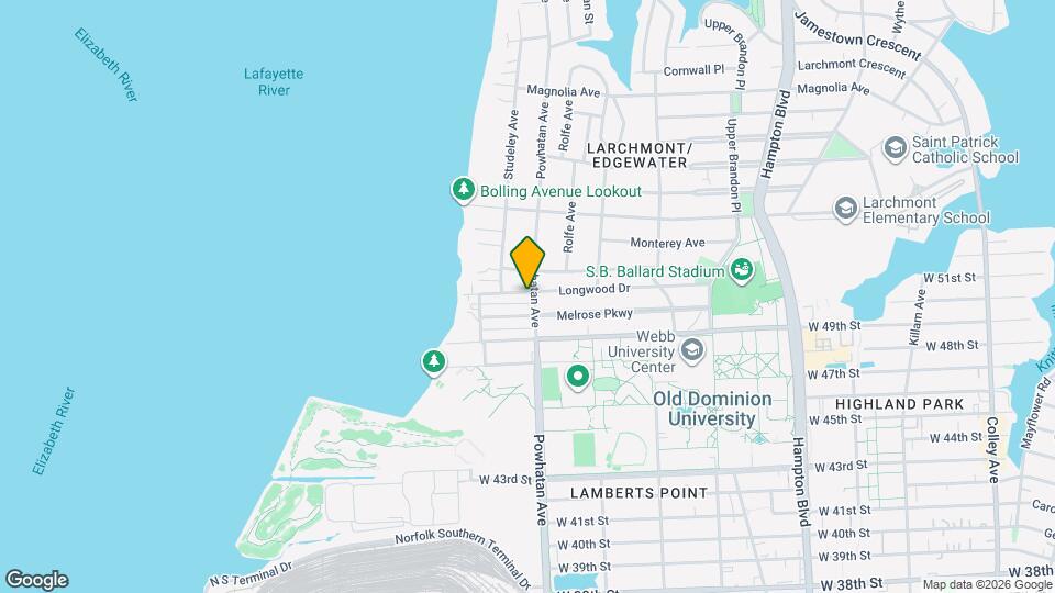 1601 Longwood Dr Map and Location Details