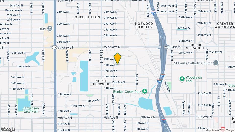 2562 18th Ave N Map and Location Details