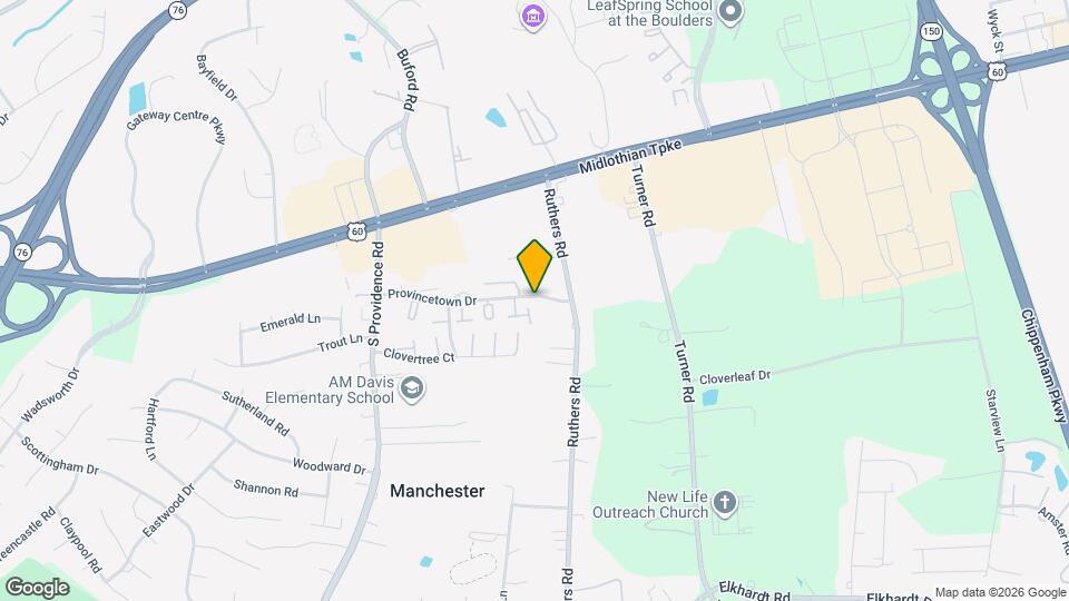 7813 Provincetown Dr Mapa y Detalles de la Ubicación