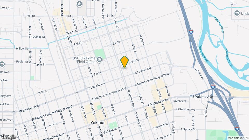 309 N Naches Ave Map and Location Details