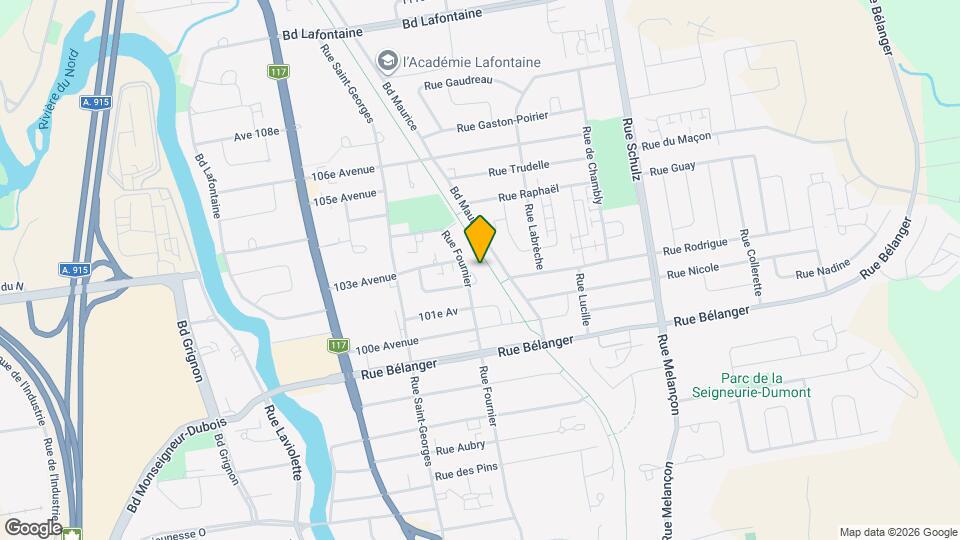 2022 Fournier Rue Map and Location Details