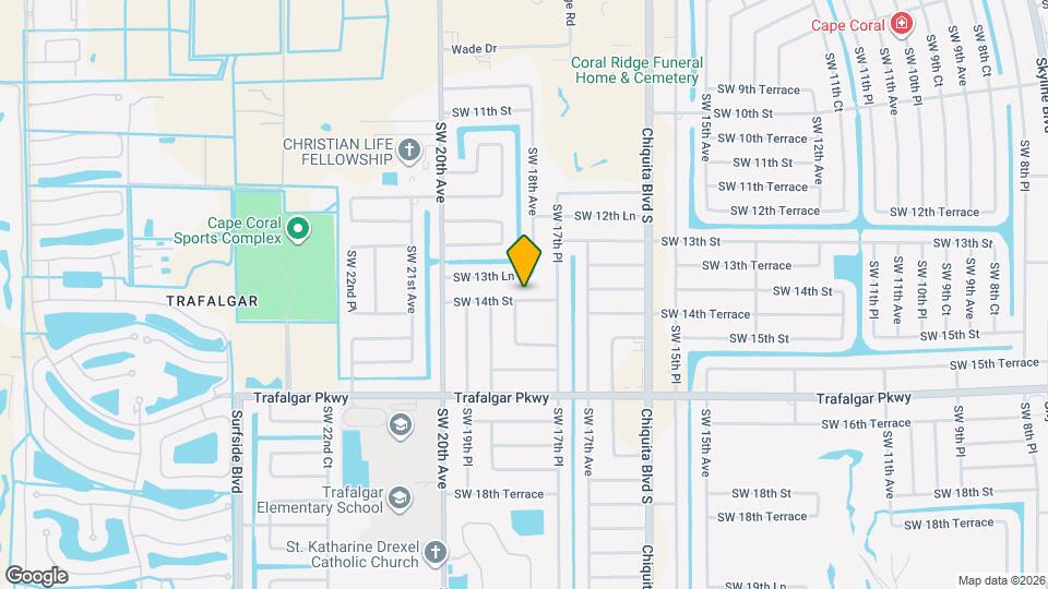 1741 SW 14th St Map and Location Details