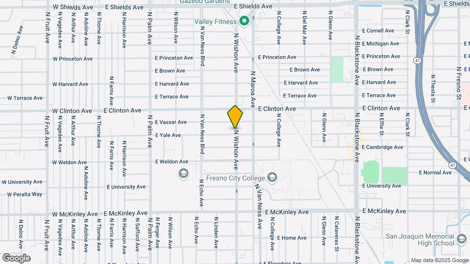 2201 N Wishon Ave Mapa y Detalles de la Ubicación