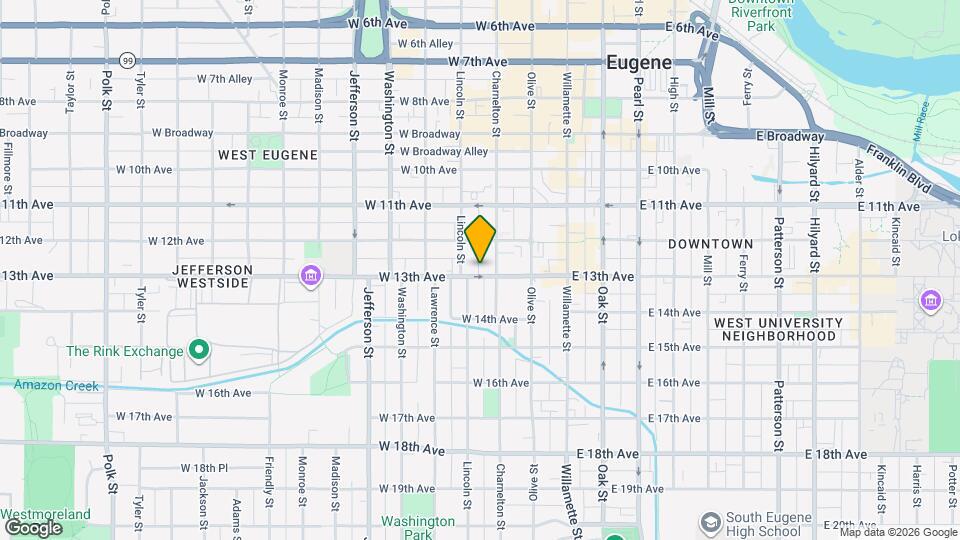 245 W 13th Ave Map and Location Details