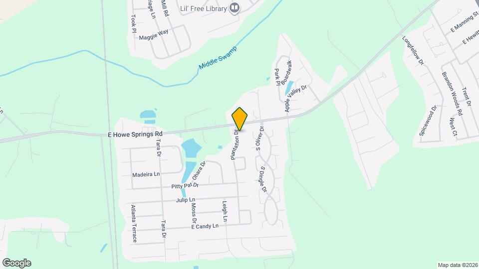 3108 Plantation Dr Map and Location Details