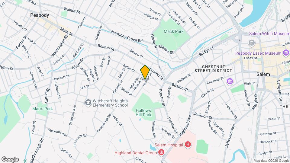 20 Hanson St Map and Location Details