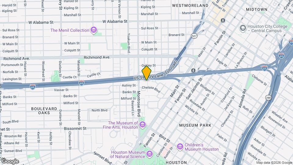 Chelsea Museum District Map and Location Details