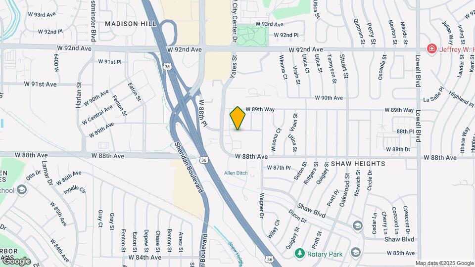 4900 W 88th Pl Map and Location Details