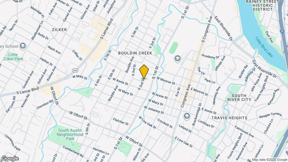 1615 S 2nd St Map and Location Details