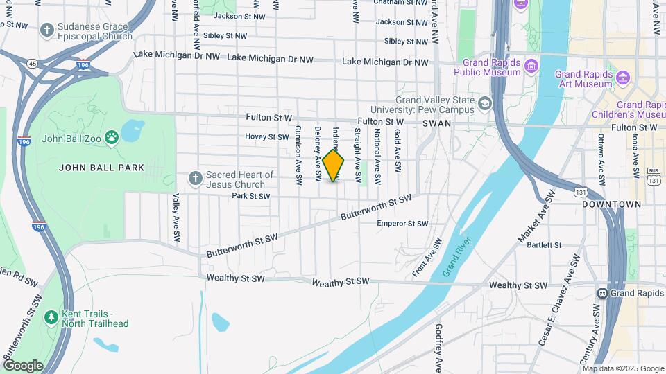 145 Indiana Ave SW Mapa y Detalles de la Ubicación