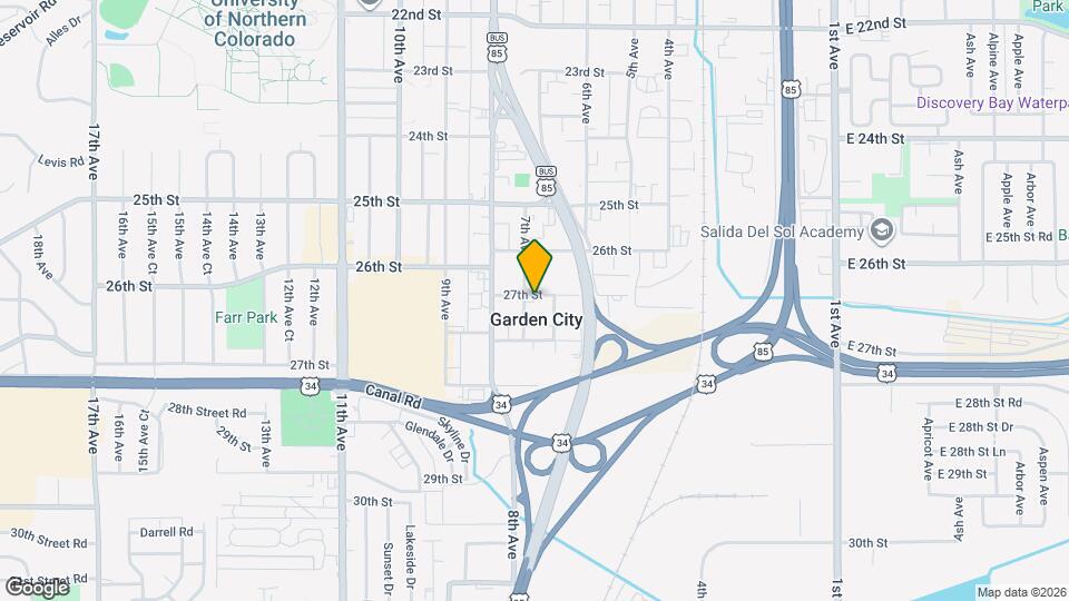 2700 7th Ave Map and Location Details