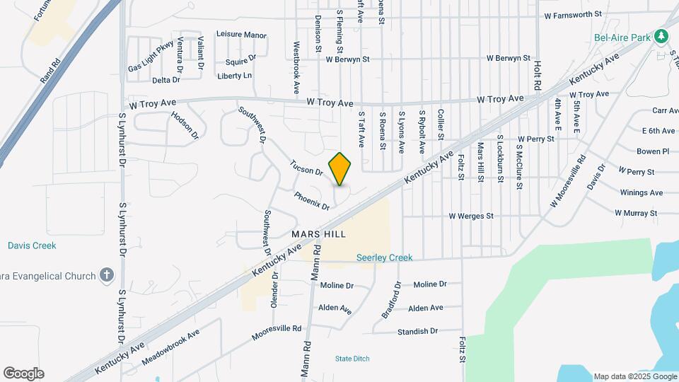 4412 Tucson Dr Map and Location Details