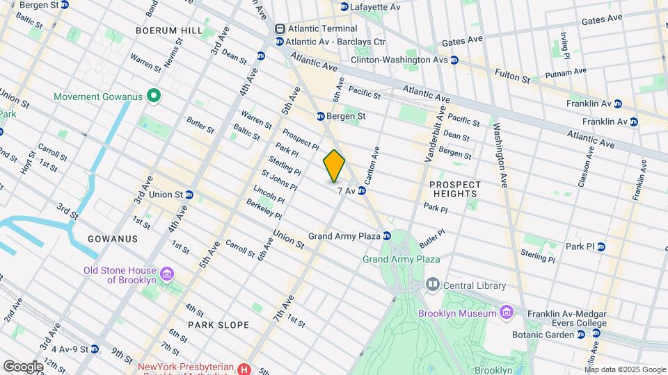 121 Sterling Pl Map and Location Details